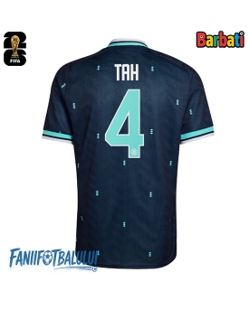 Germania Jonathan Tah #4 Tricou Fotbal Replică Mondial 2026 Barbati Deplasare